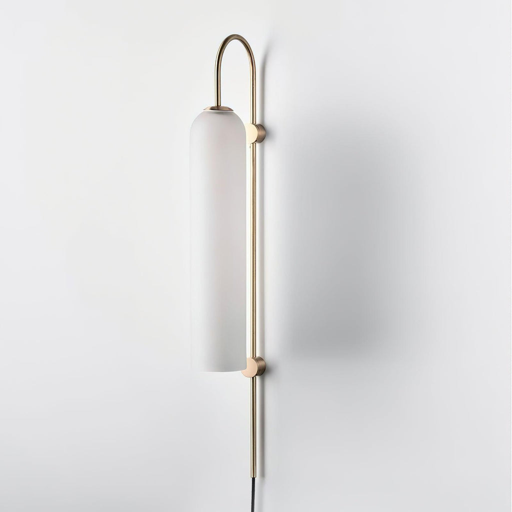 Contemporary Glass Plug-In Wall Light, Plug-In Wall Sconce, detail 31