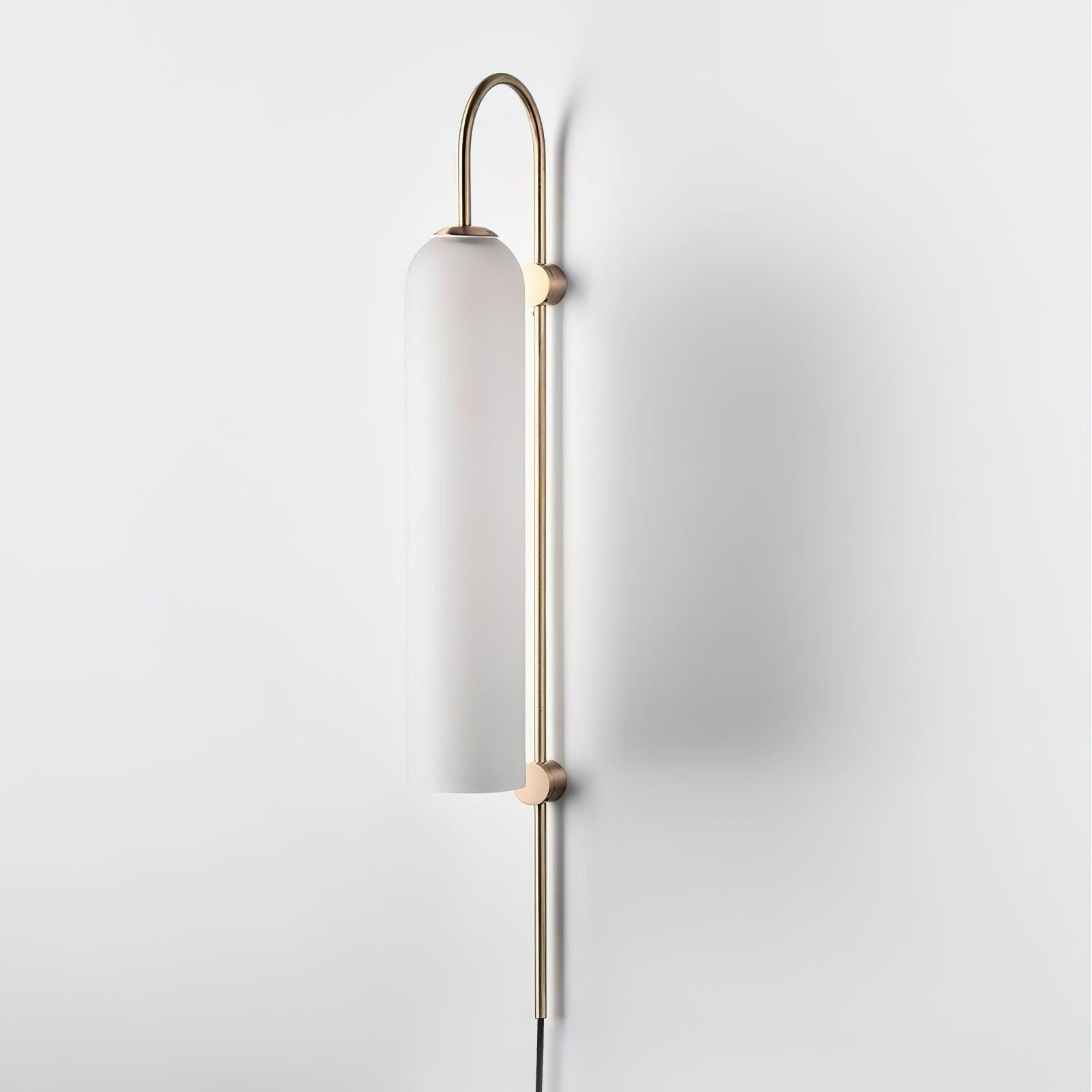 Contemporary Glass Plug-In Wall Light, Plug-In Wall Sconce, detail 31