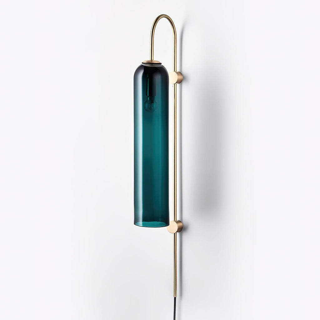 Contemporary Glass Plug-In Wall Light, Plug-In Wall Sconce, detail 32