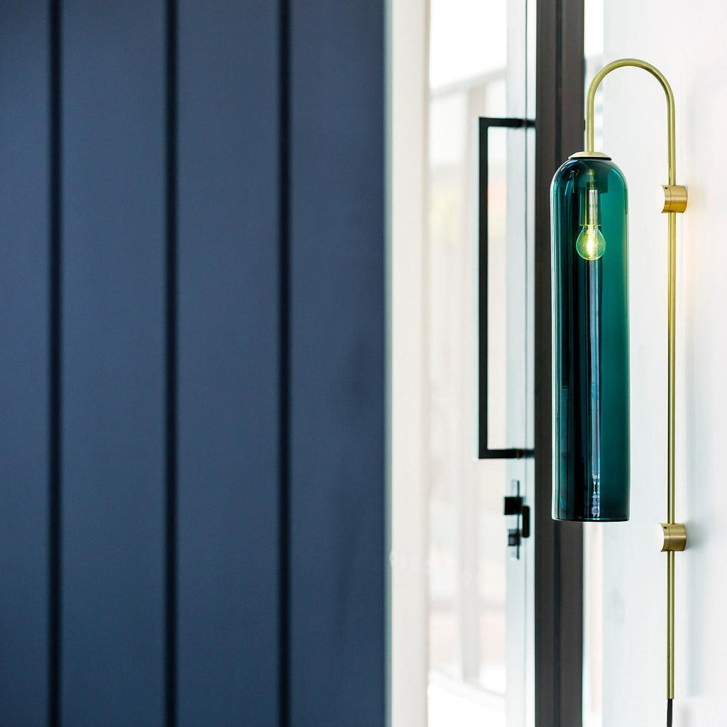 Contemporary Glass Plug-In Wall Light, Plug-In Wall Sconce, detail 33
