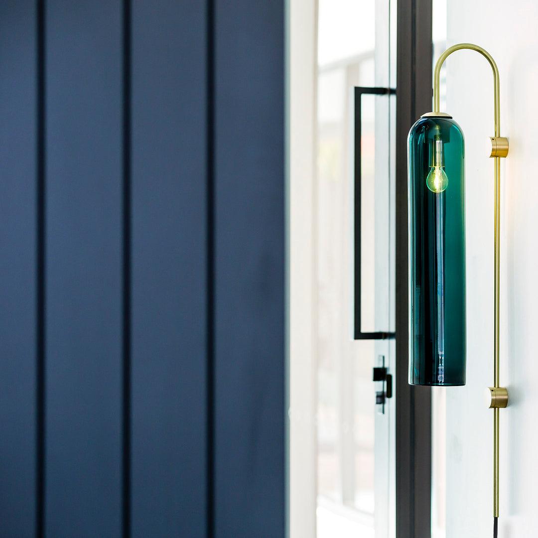 Contemporary Glass Plug-In Wall Light, Plug-In Wall Sconce, detail 33