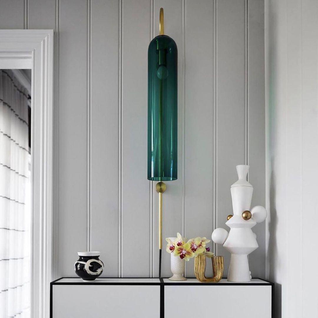 Contemporary Glass Plug-In Wall Light, Plug-In Wall Sconce, detail 34