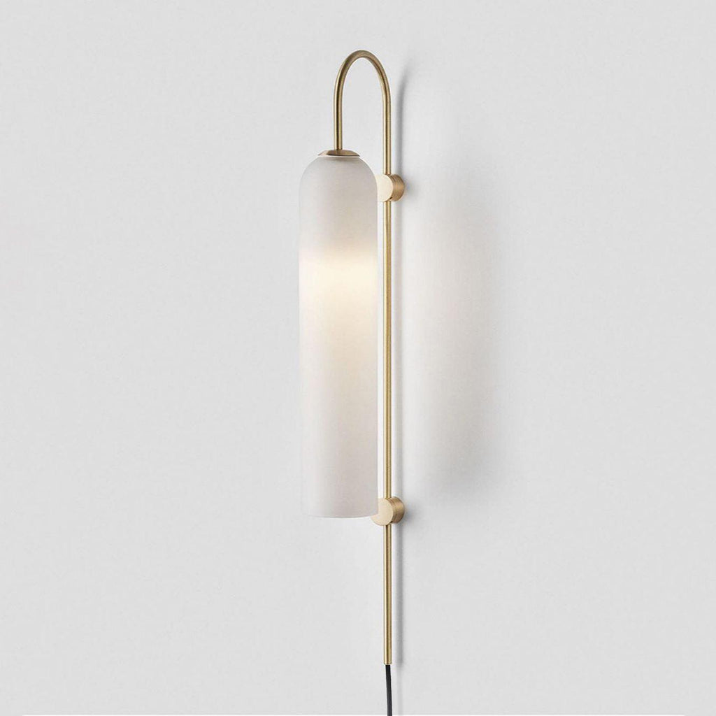 Contemporary Glass Plug-In Wall Light, Plug-In Wall Sconce, detail 40