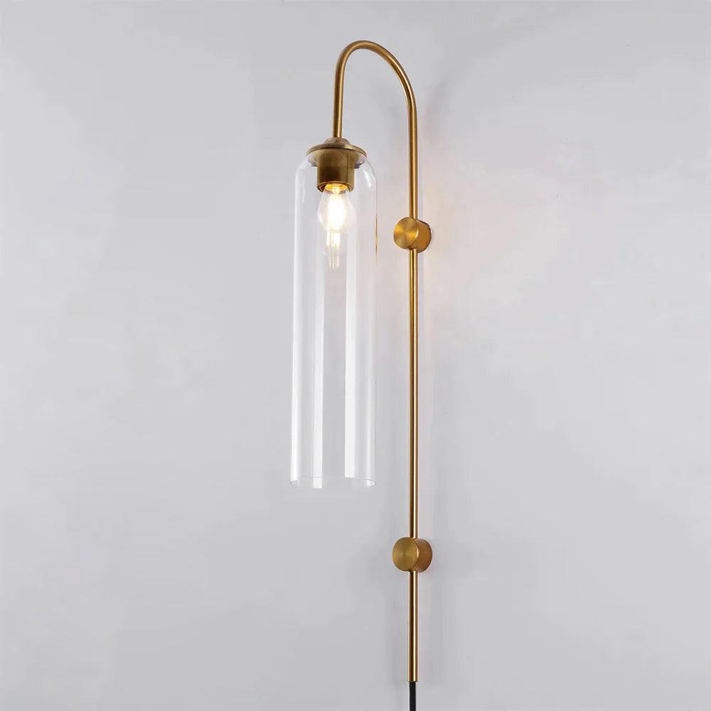 Contemporary Glass Plug-In Wall Light, Plug-In Wall Sconce, detail 42