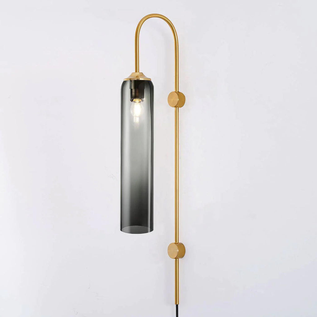 Contemporary Glass Plug-In Wall Light, Plug-In Wall Sconce, detail 44