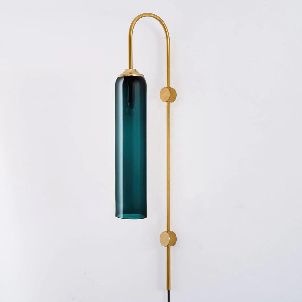 Contemporary Glass Plug-In Wall Light, Plug-In Wall Sconce, detail 45
