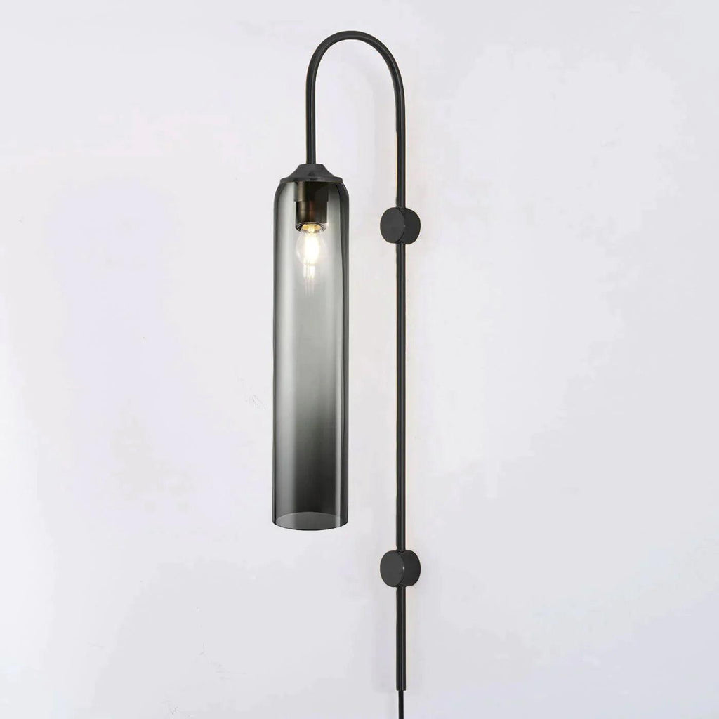 Contemporary Glass Plug-In Wall Light, Plug-In Wall Sconce, detail 48