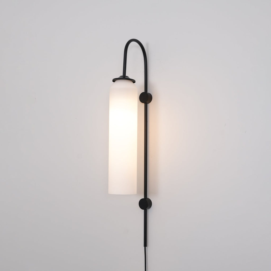 Contemporary Glass Plug-In Wall Light, Plug-In Wall Sconce, detail 62