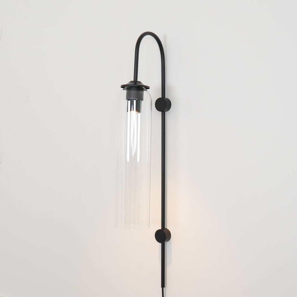 Contemporary Glass Plug-In Wall Light, Plug-In Wall Sconce, detail 70