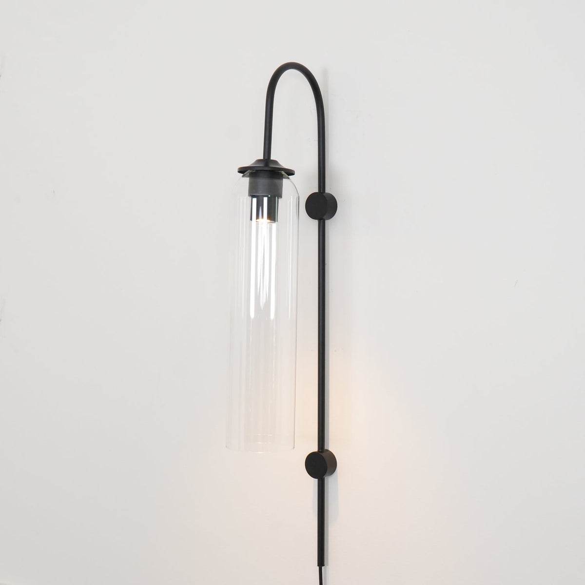 Contemporary Glass Plug-In Wall Light, Plug-In Wall Sconce, detail 70