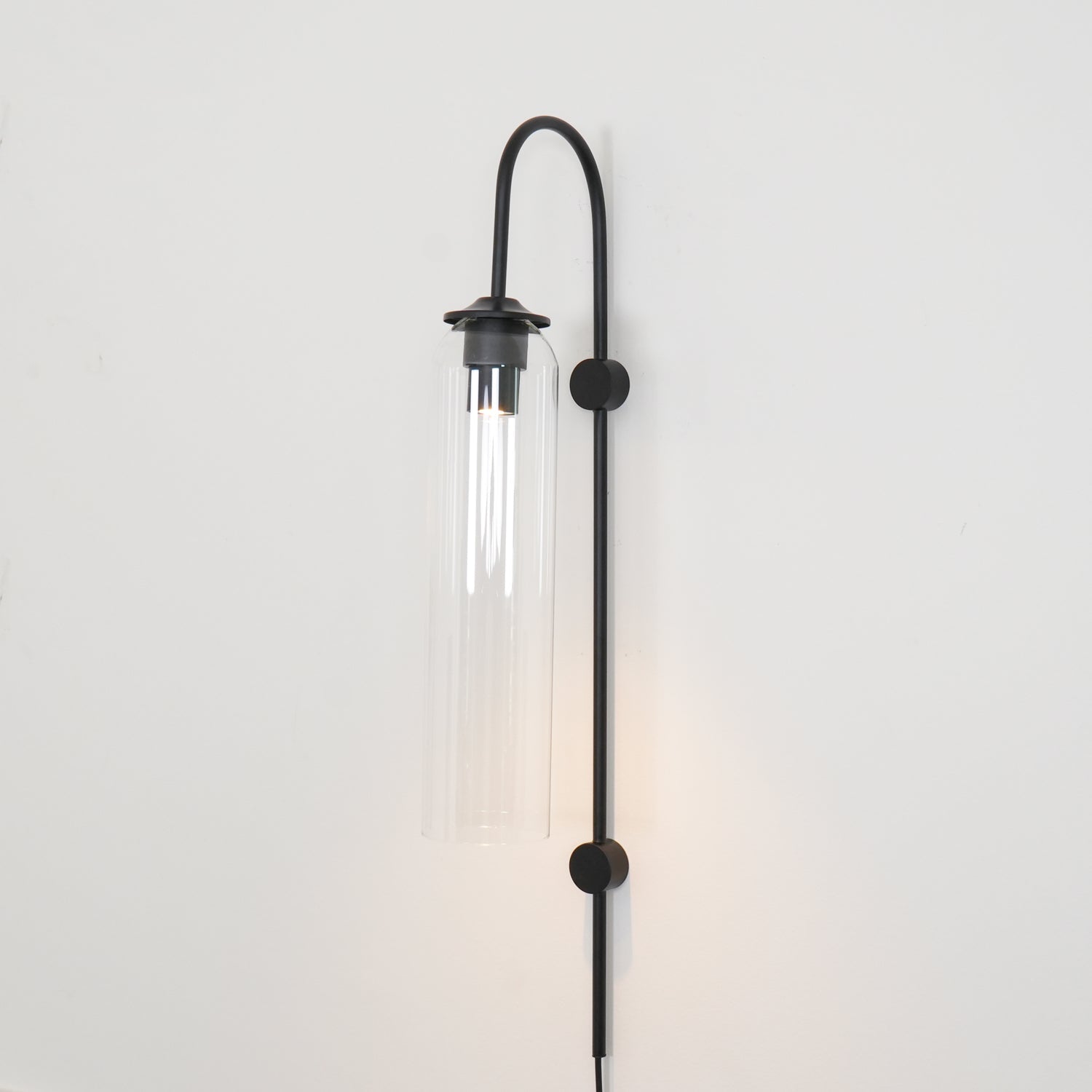 Contemporary Glass Plug-In Wall Light, Plug-In Wall Sconce, detail 70