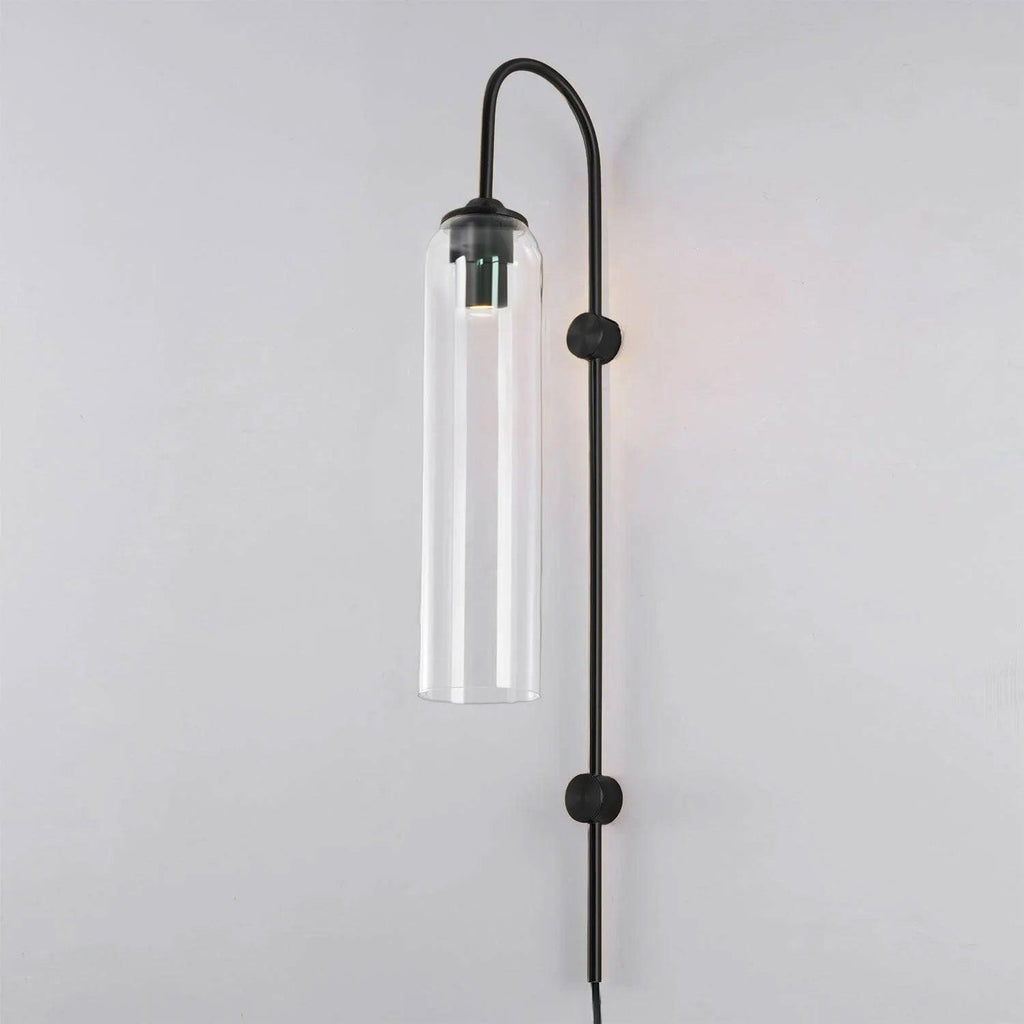 Contemporary Glass Plug-In Wall Light, Plug-In Wall Sconce, detail 56