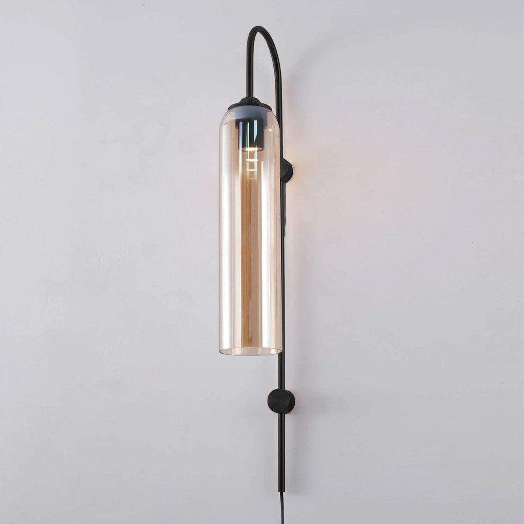Contemporary Glass Plug-In Wall Light, Plug-In Wall Sconce, detail 57