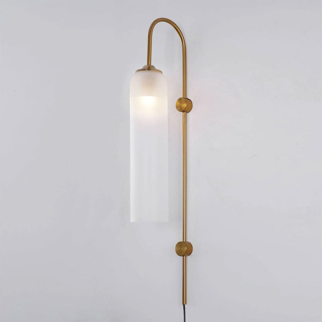 Contemporary Glass Plug-In Wall Light, Plug-In Wall Sconce, detail 60