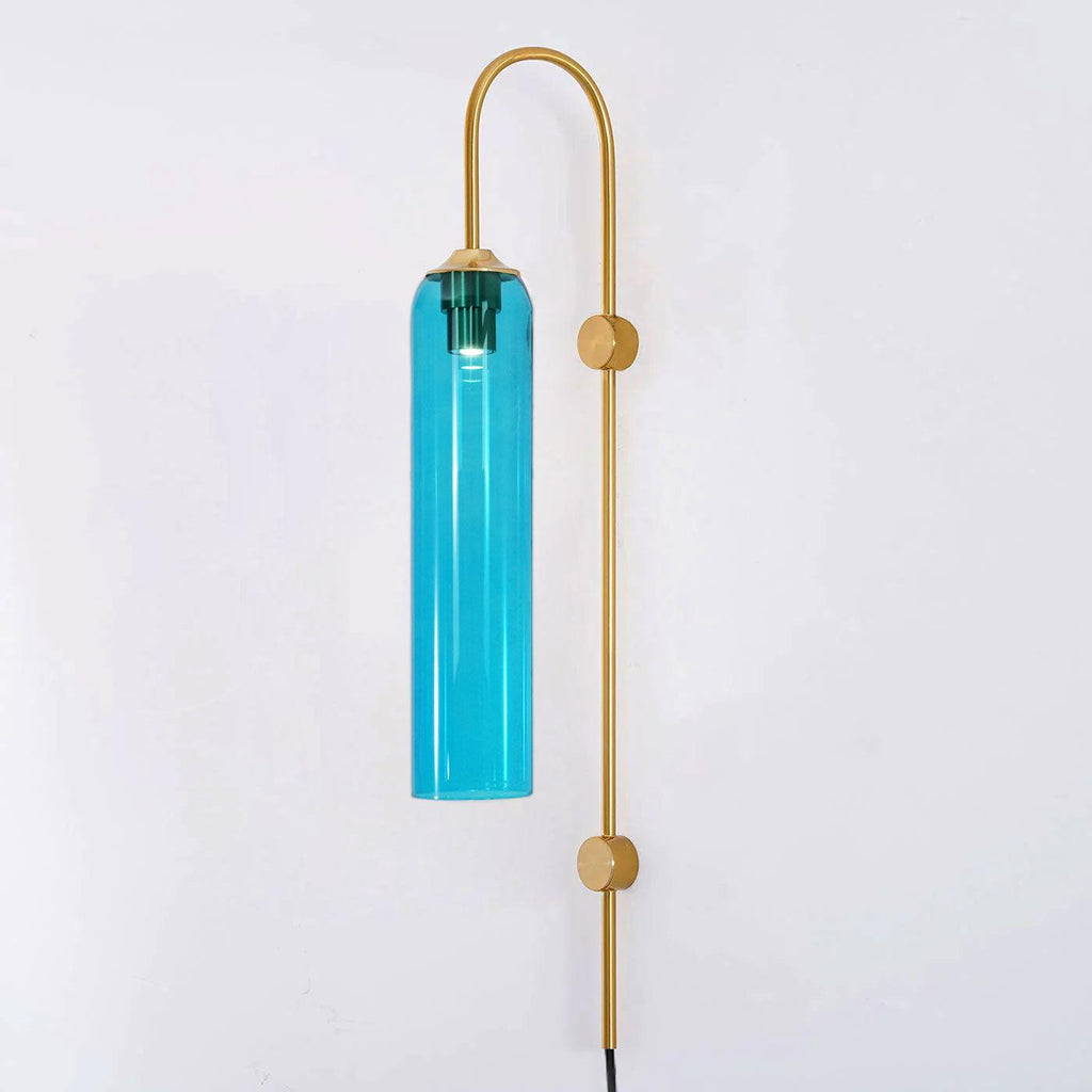 Contemporary Glass Plug-In Wall Light, Plug-In Wall Sconce, detail 61