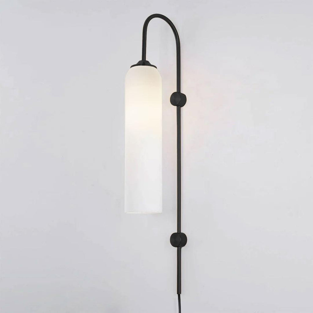 Contemporary Glass Plug-In Wall Light, Plug-In Wall Sconce, detail 49
