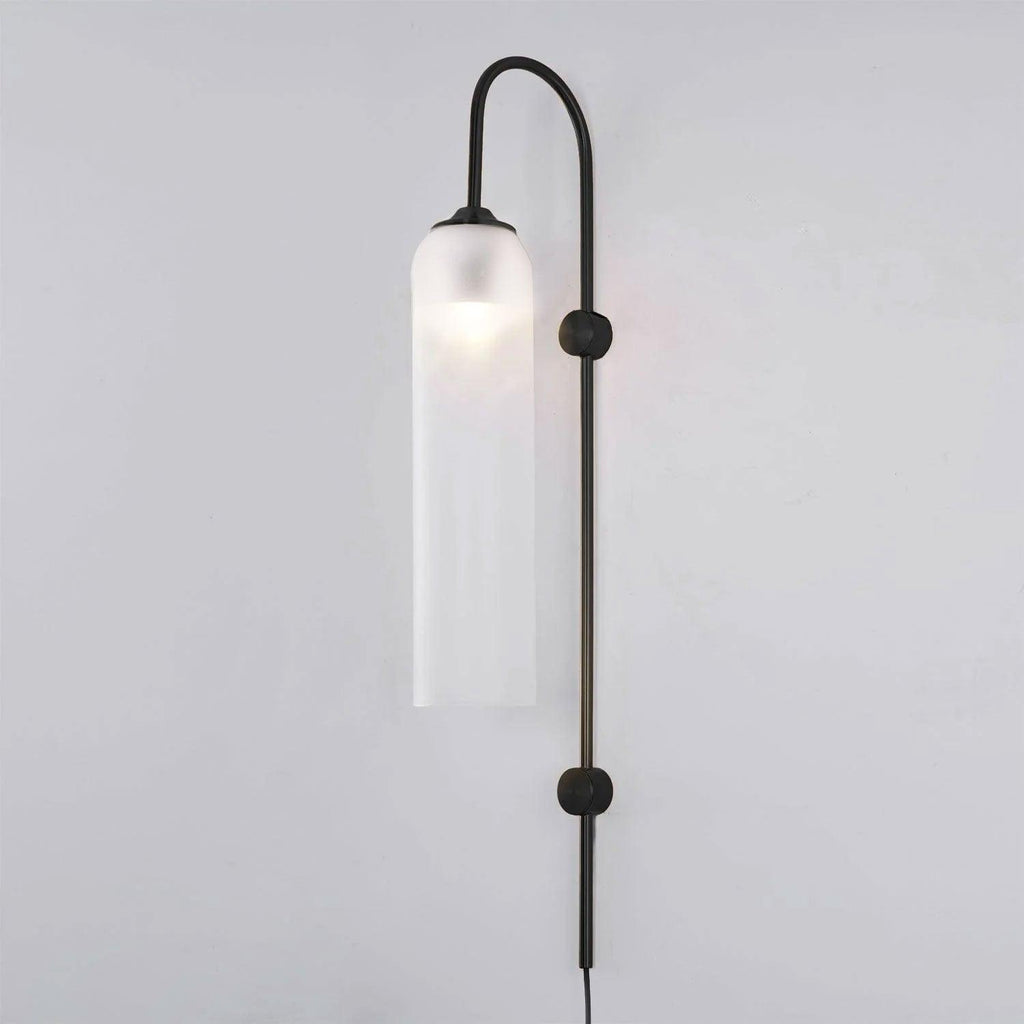 Contemporary Glass Plug-In Wall Light, Plug-In Wall Sconce, detail 51
