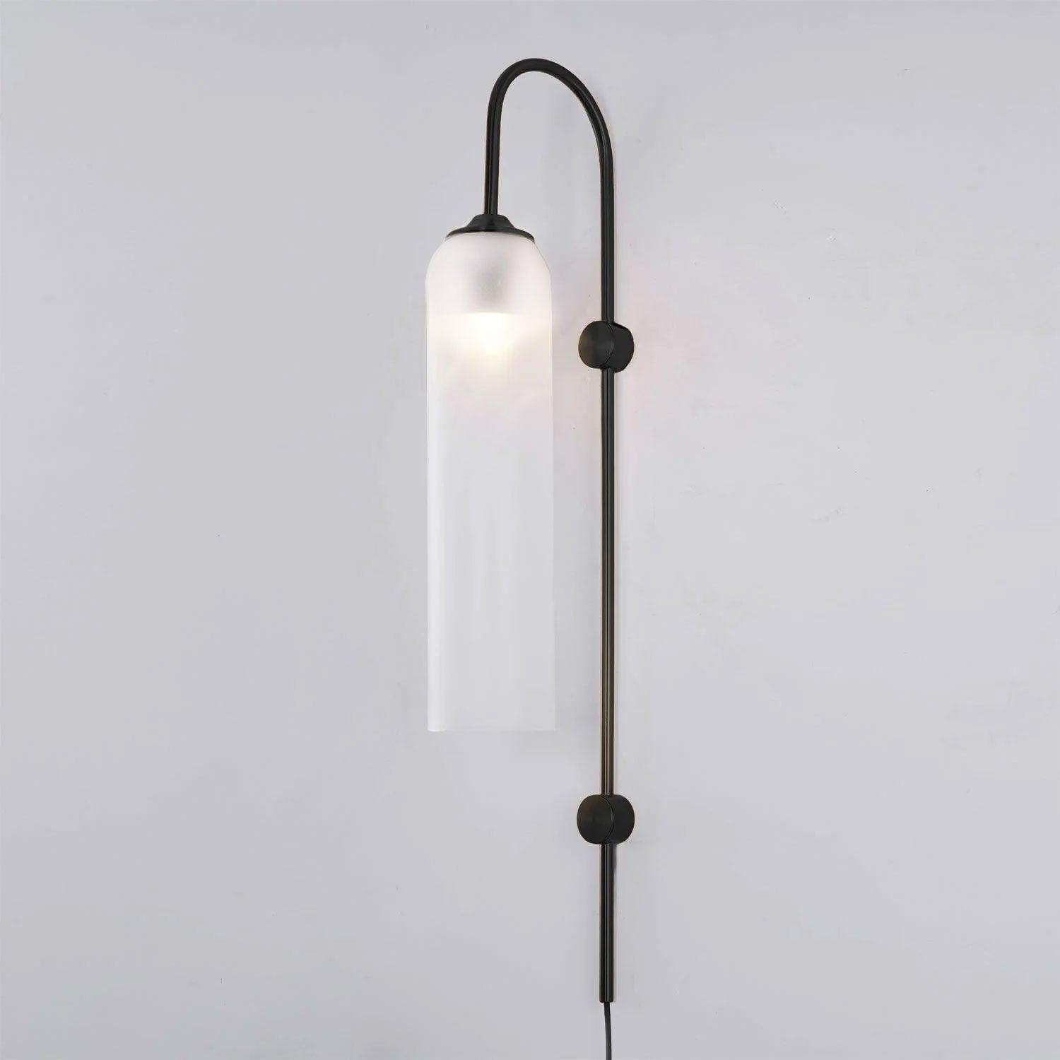 Contemporary Glass Plug-In Wall Light, Plug-In Wall Sconce, detail 51