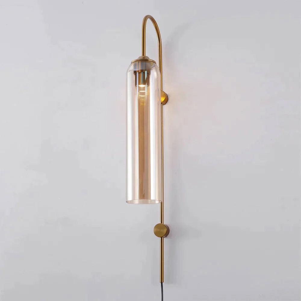 Contemporary Glass Plug-In Wall Light, Plug-In Wall Sconce, detail 52