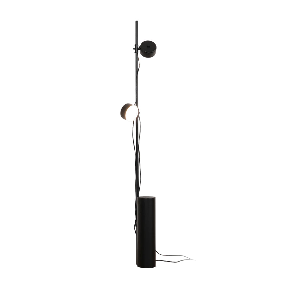 Contemporary LED Art Floor Light 8.3", Floor Lamp, Metal, D21 x H150cm