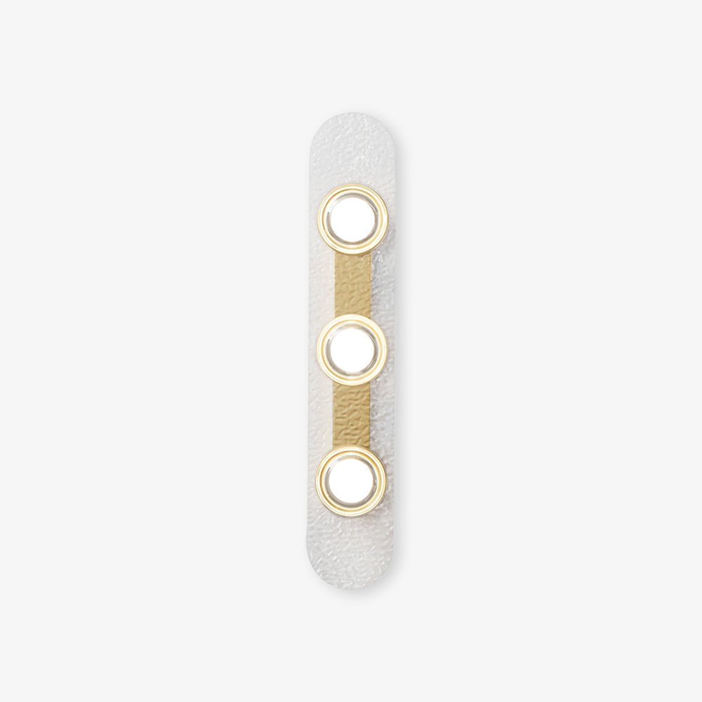 Modulo Brass Wall Light, Hardwired Wall Sconce, ∅ 4.7″ x H 11.8″