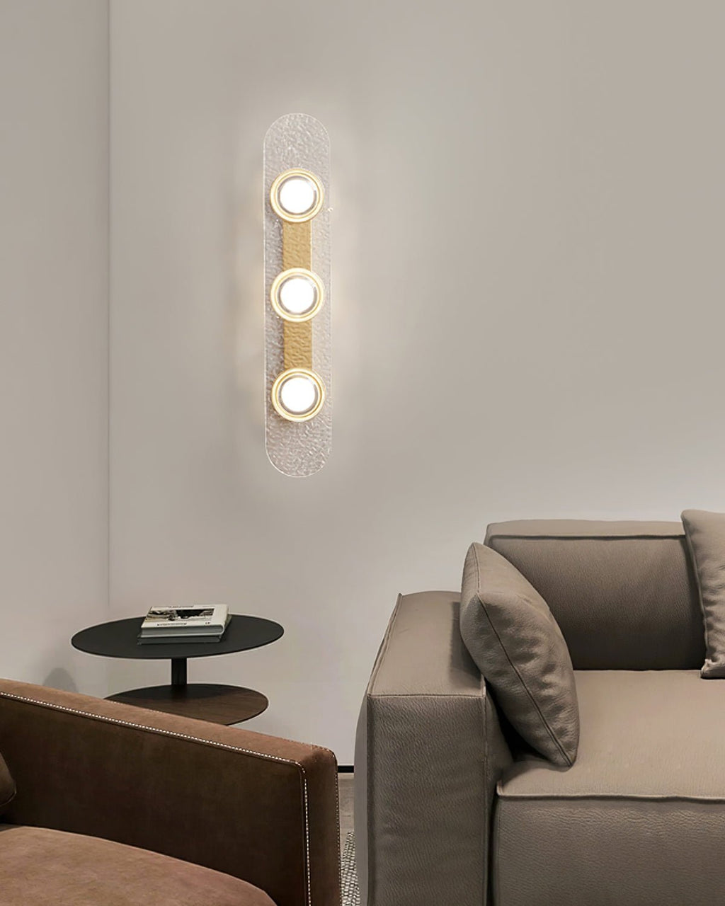 Modulo Brass Wall Light, Hardwired Wall Sconce, detail 11