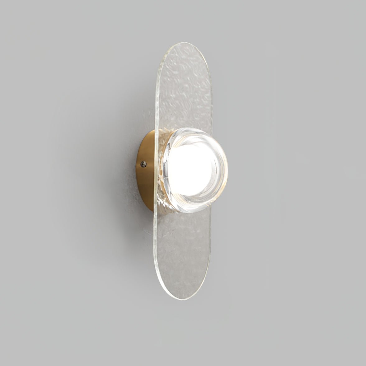 Modulo Brass Wall Light, Hardwired Wall Sconce, detail 4