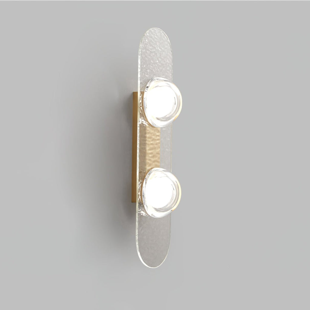 Modulo Brass Wall Light, Hardwired Wall Sconce, detail 5