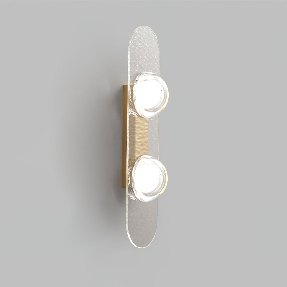 Modulo Brass Wall Light, Hardwired Wall Sconce, detail 5