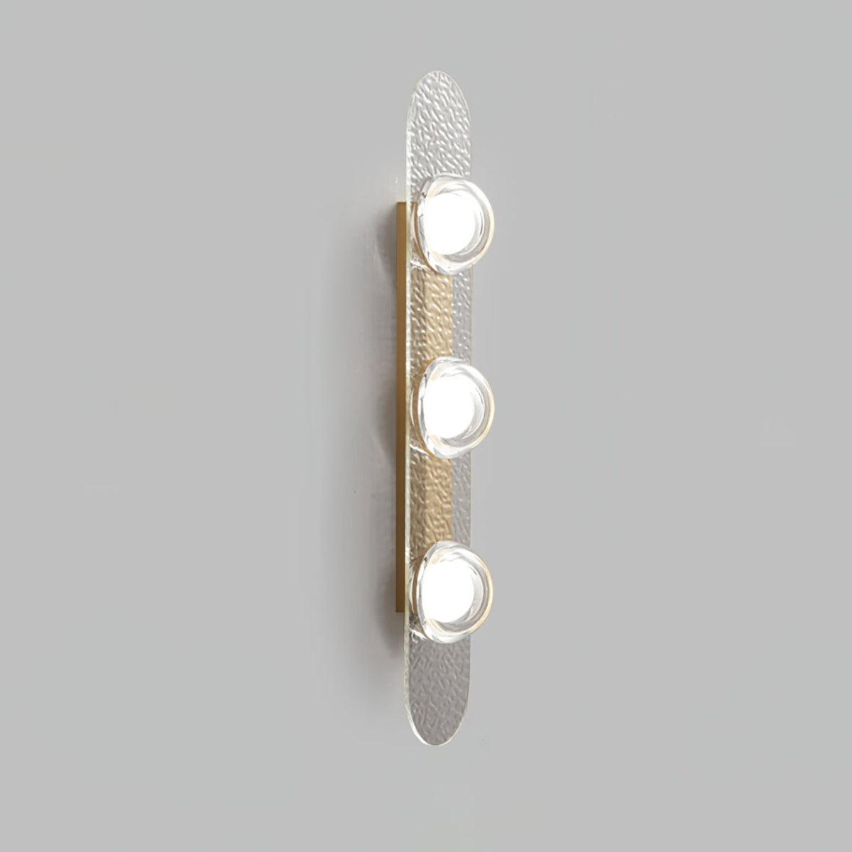 Modulo Brass Wall Light, Hardwired Wall Sconce, detail 6