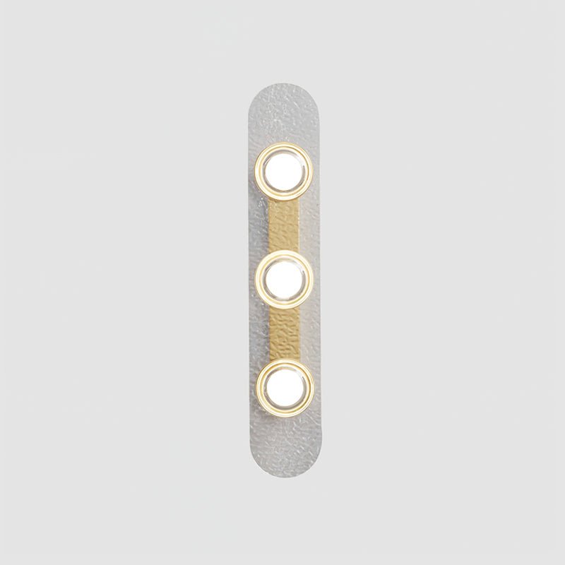 Modulo Brass Wall Light, Hardwired Wall Sconce, detail 7