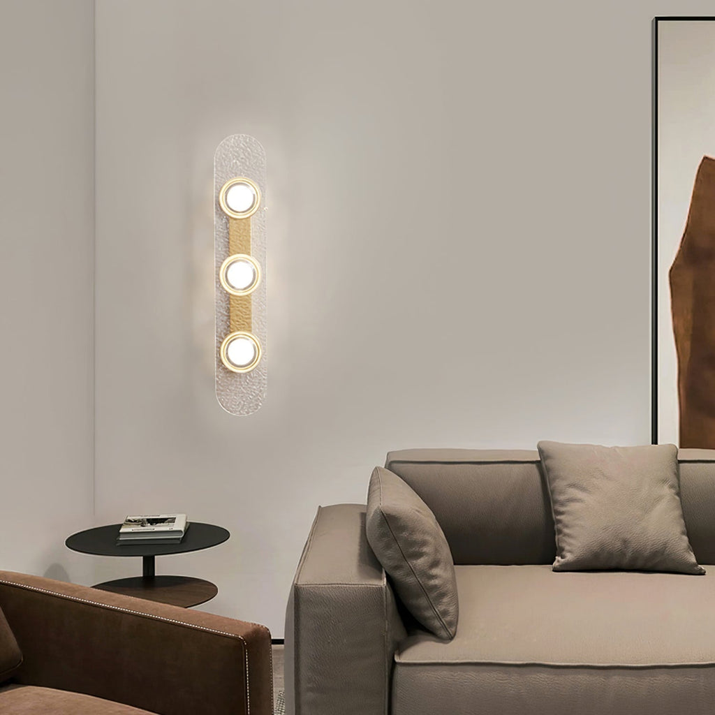 Modulo Brass Wall Light, Hardwired Wall Sconce, detail 16