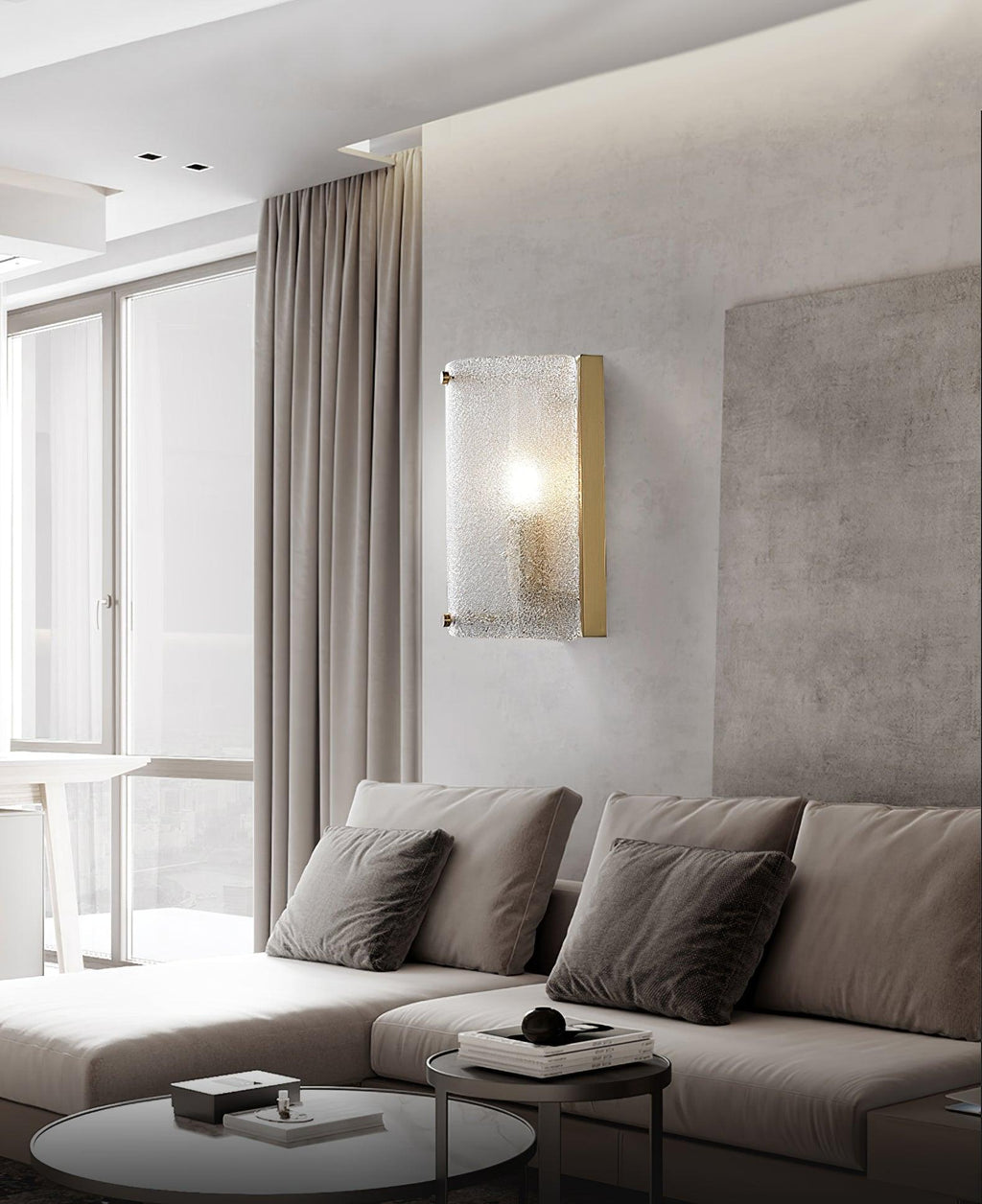 Moet Rounded Bracket Light Wall Light, Bedroom Wall Sconce, detail 9