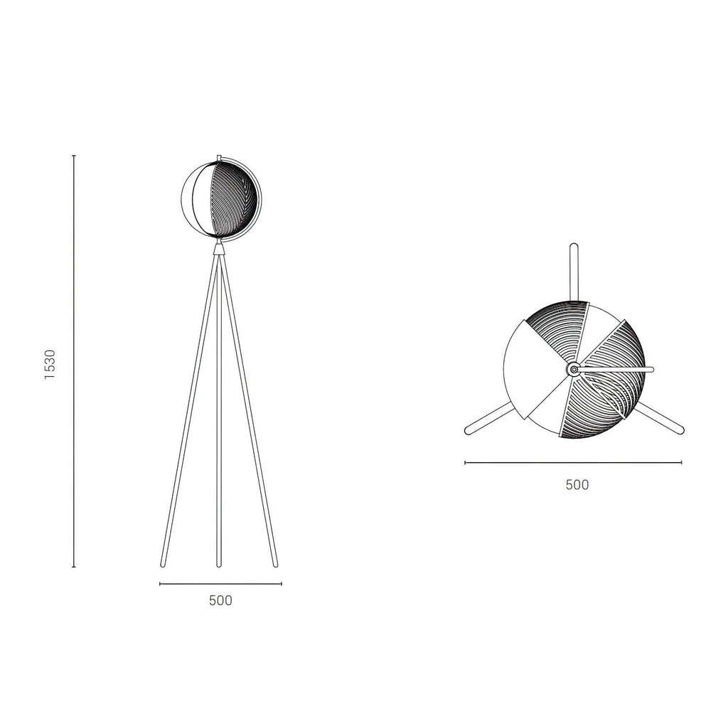 Mondo Floor Light 19.7", Floor Lamp, detail 11