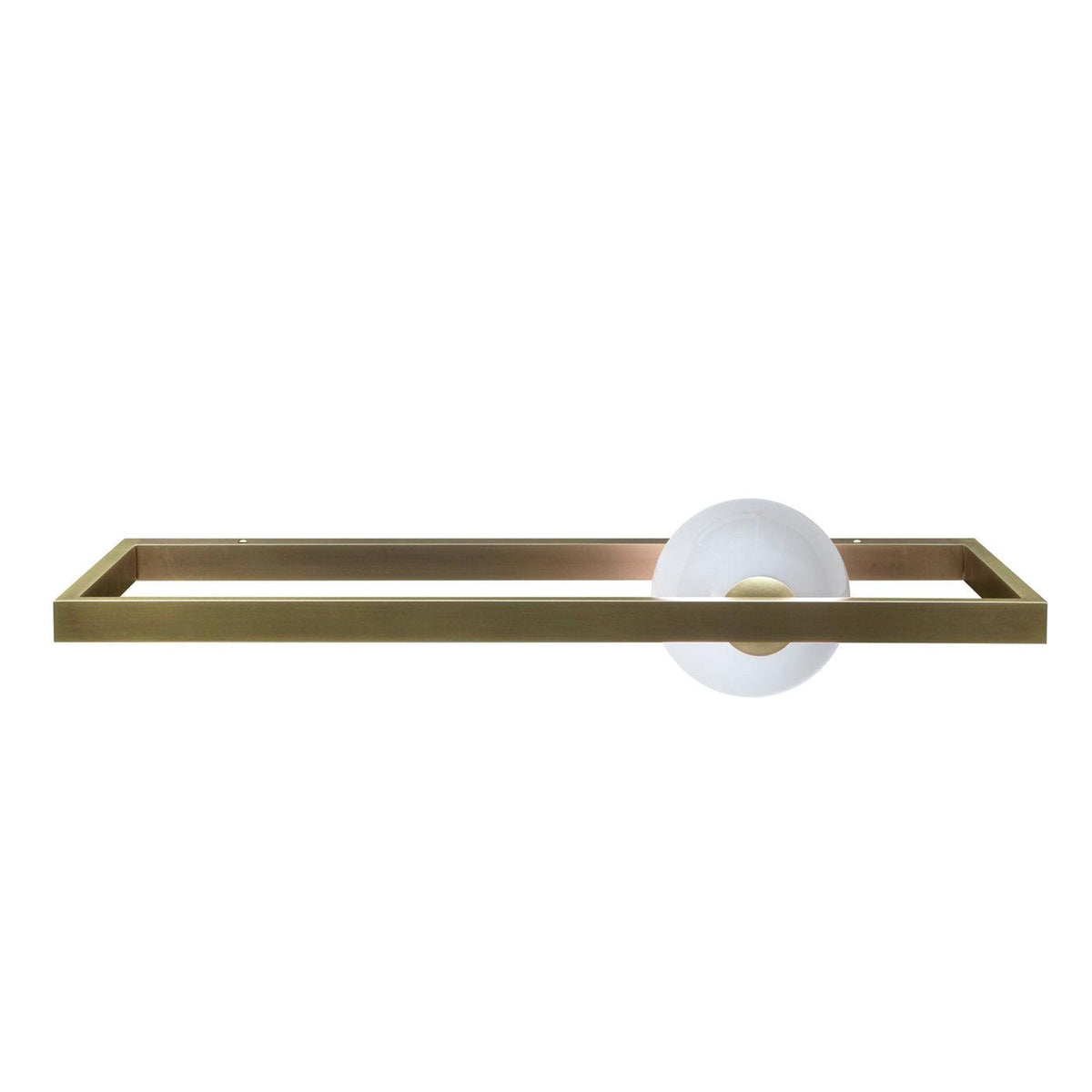 Mondrian Glass Wall Light, Bedroom Wall Sconce, Iron, L 70cm x W 25cm x H 15cm