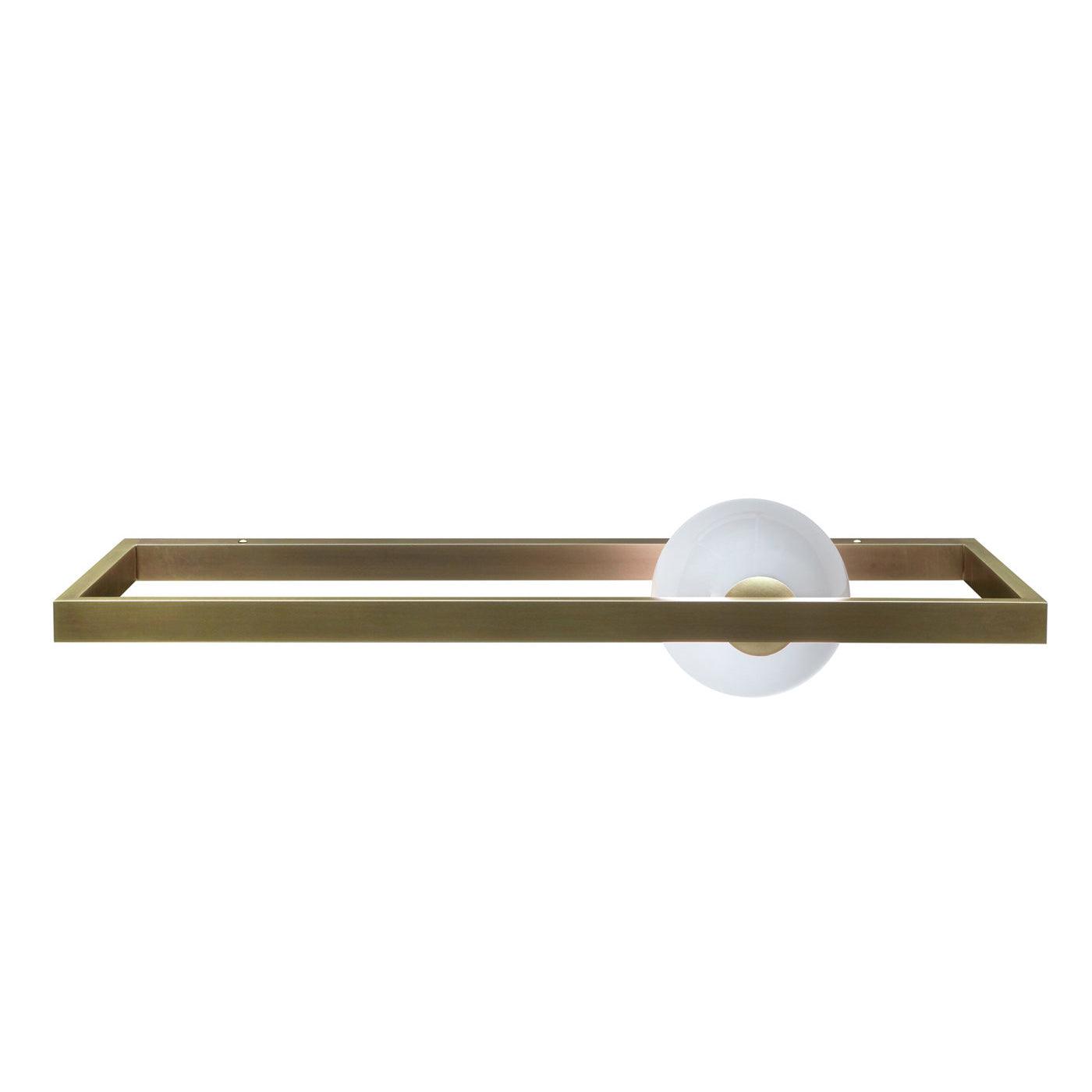 Mondrian Glass Wall Light, Bedroom Wall Sconce, Iron, L 70cm x W 25cm x H 15cm