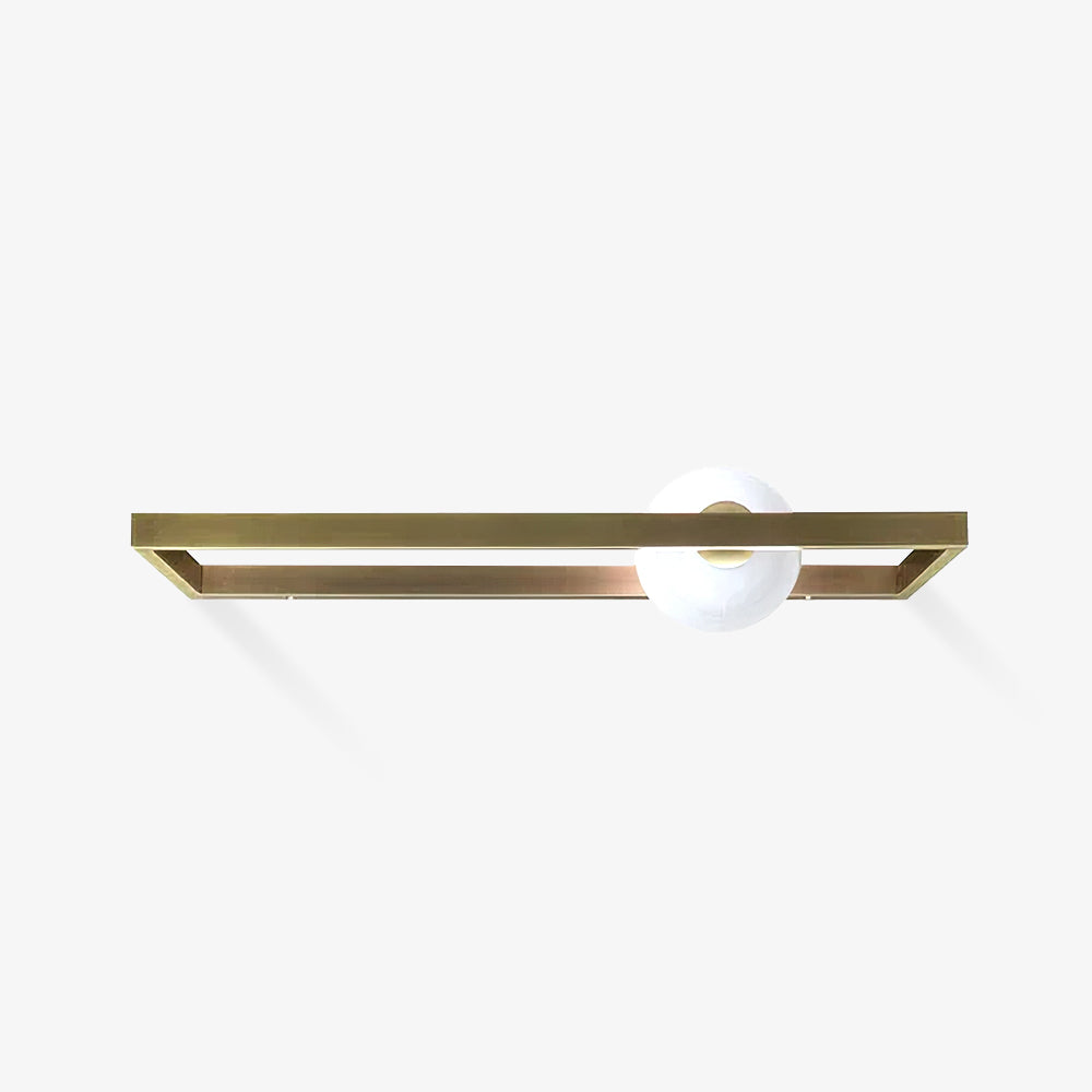 Mondrian Glass Wall Light, Bedroom Wall Sconce, detail 2
