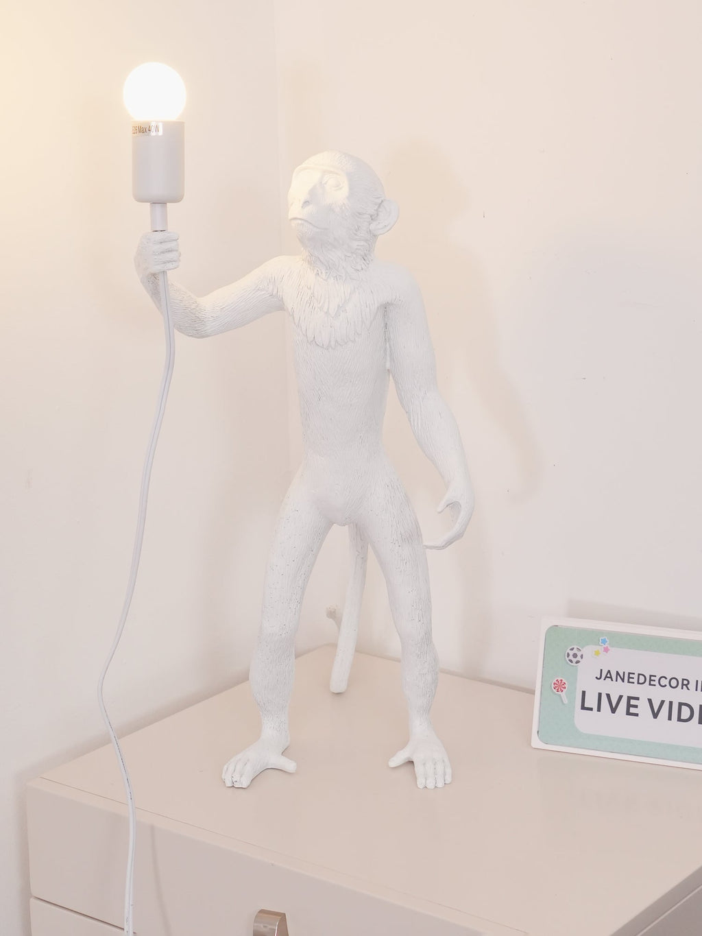 Monkey Table Light, Bedside Table Lamp, detail 40
