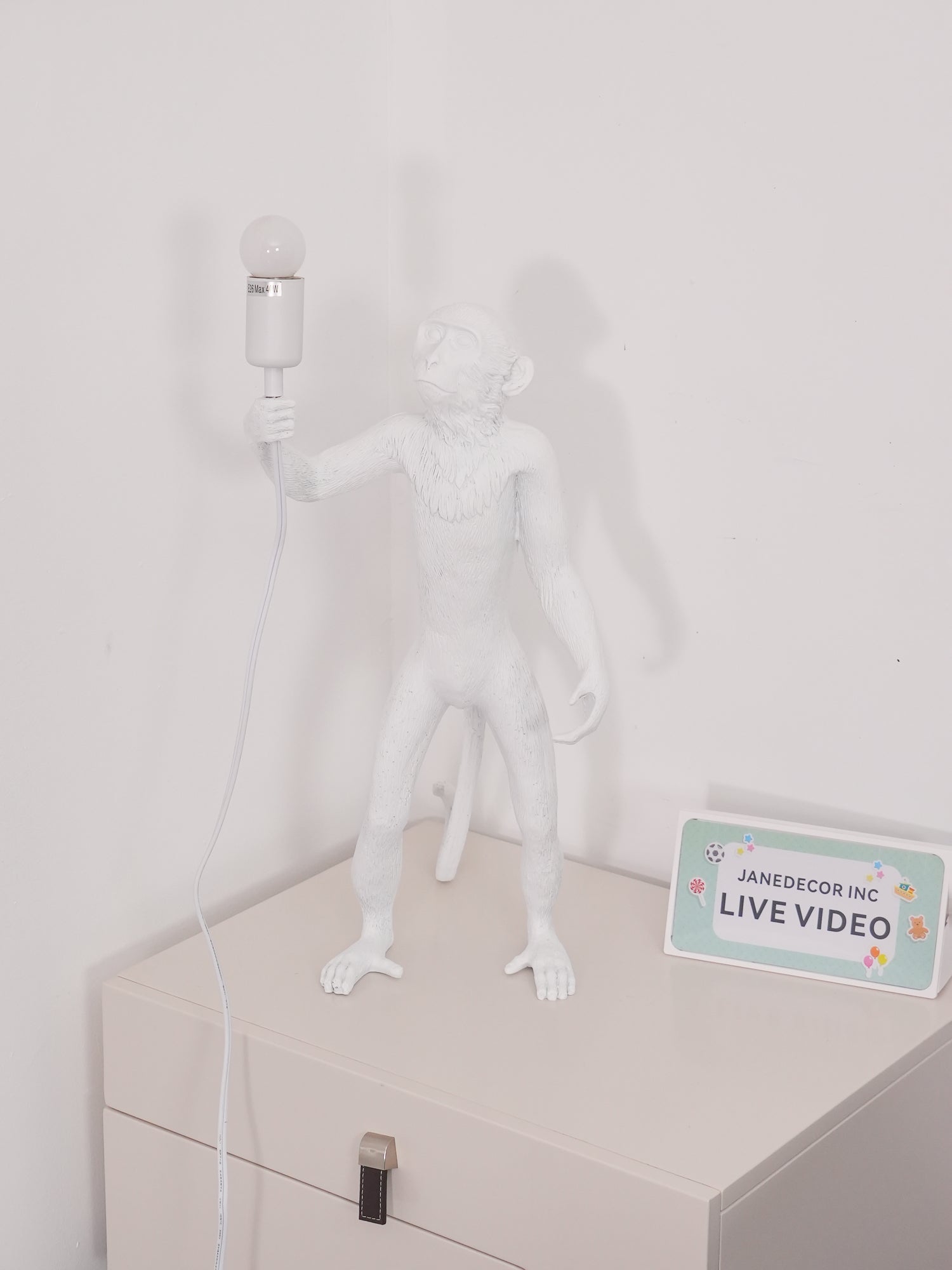 Monkey Table Light, Bedside Table Lamp, detail 41