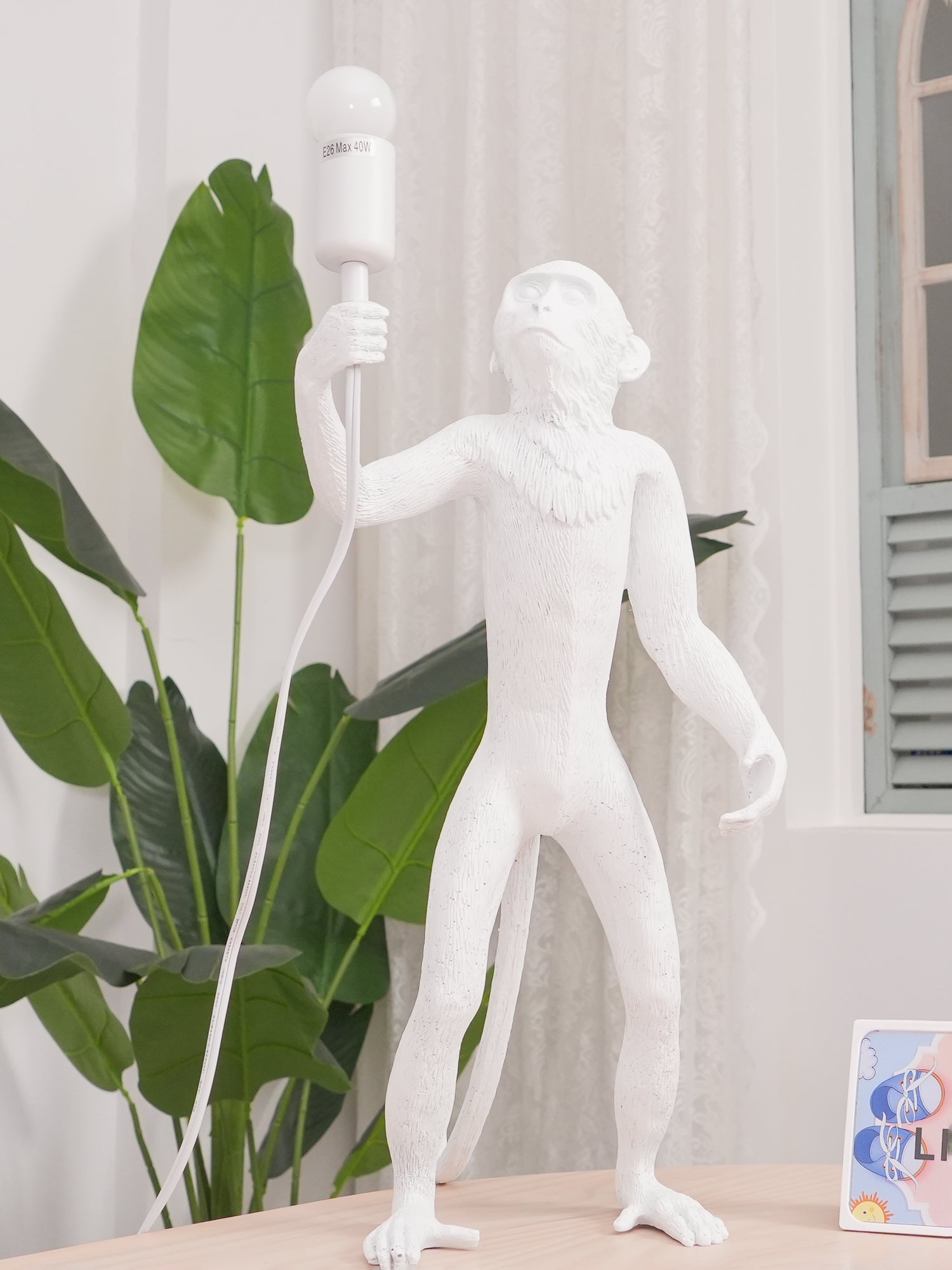 Monkey Table Light, Bedside Table Lamp, detail 45