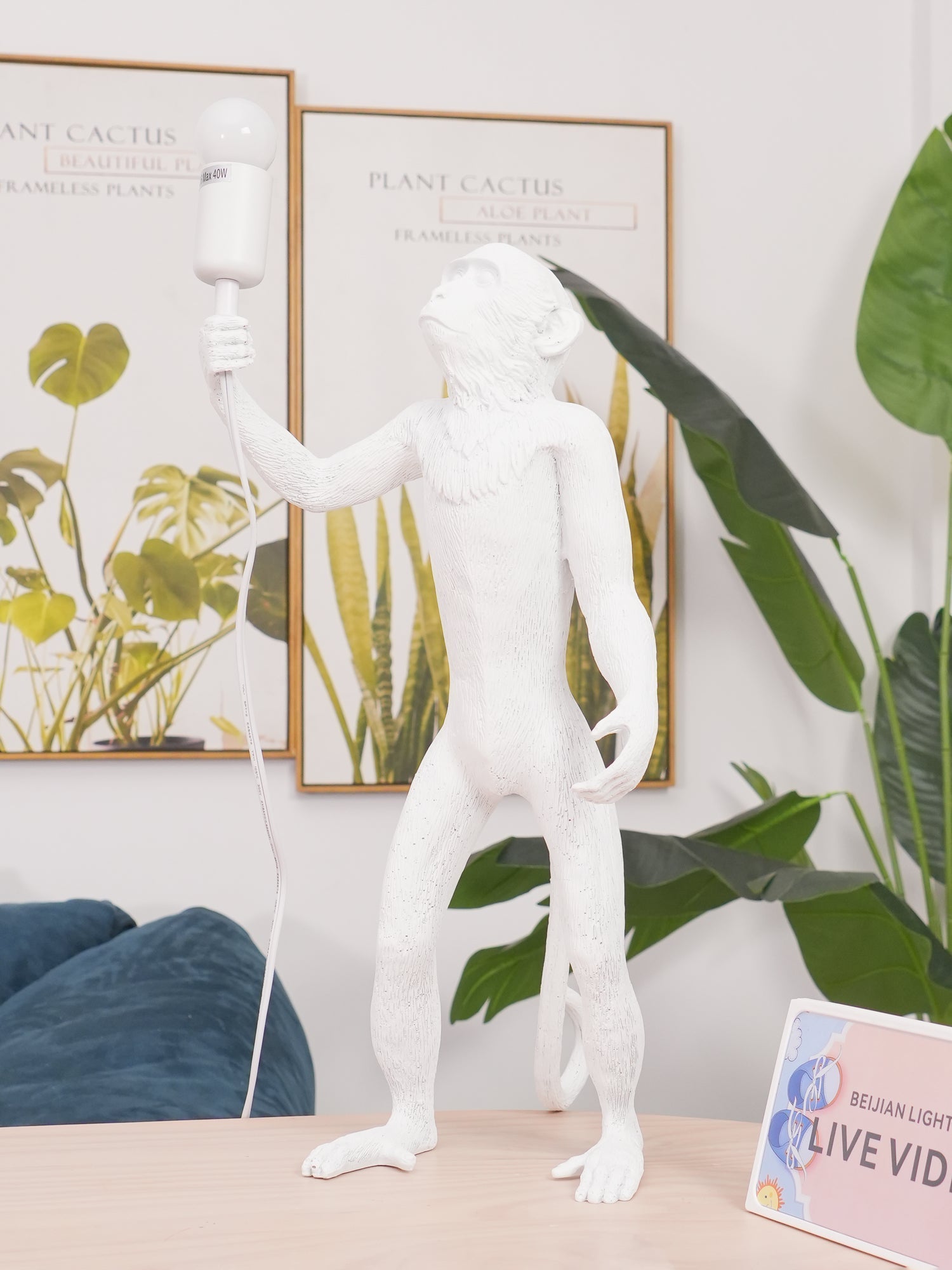 Monkey Table Light, Bedside Table Lamp, detail 44