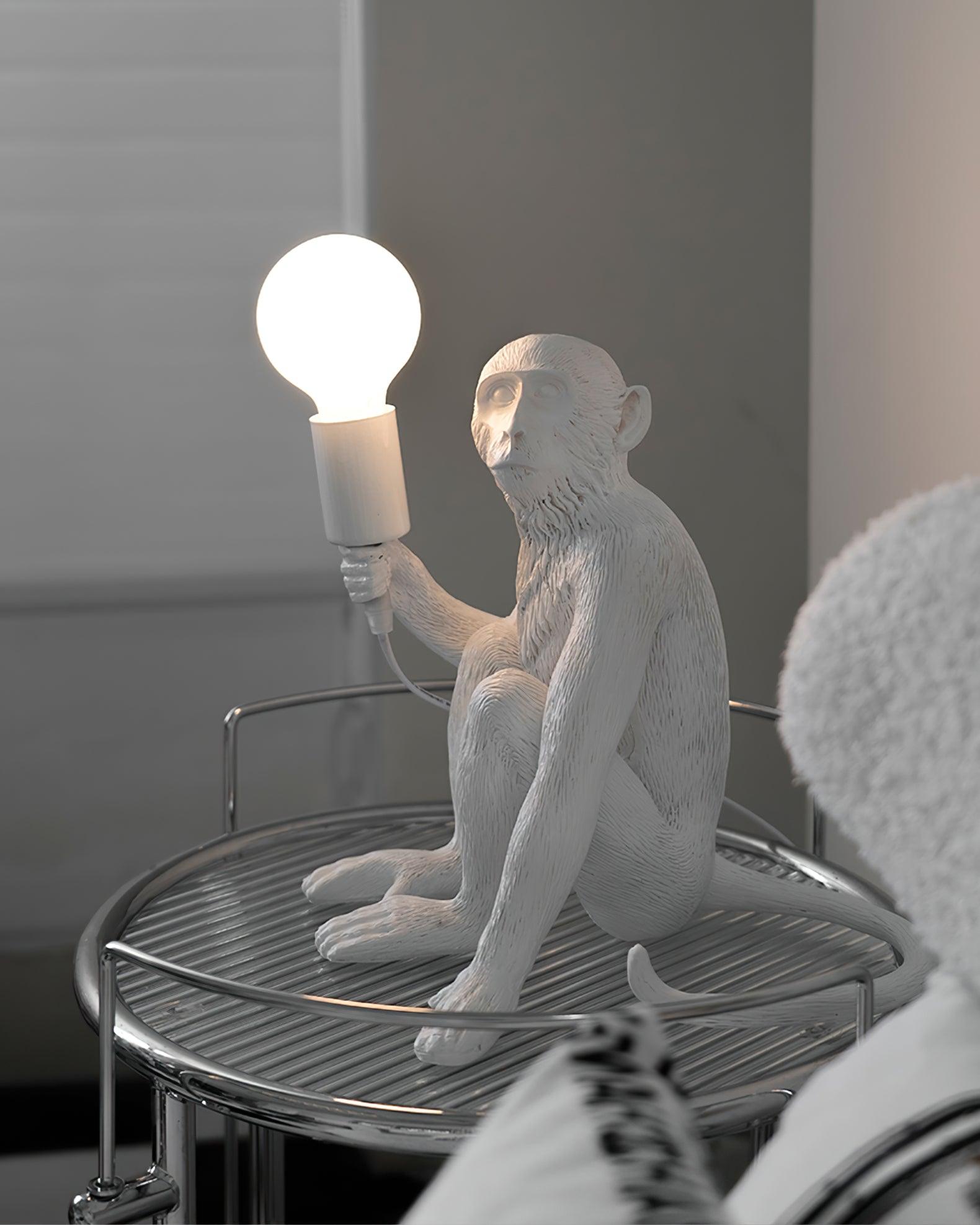 Monkey Table Light, Bedside Table Lamp, detail 4
