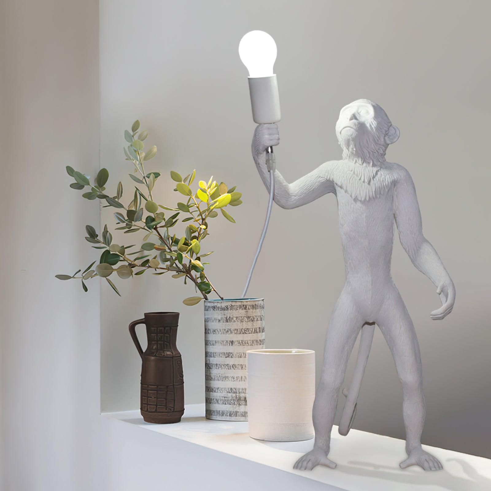 Monkey Table Light, Bedside Table Lamp, detail 6