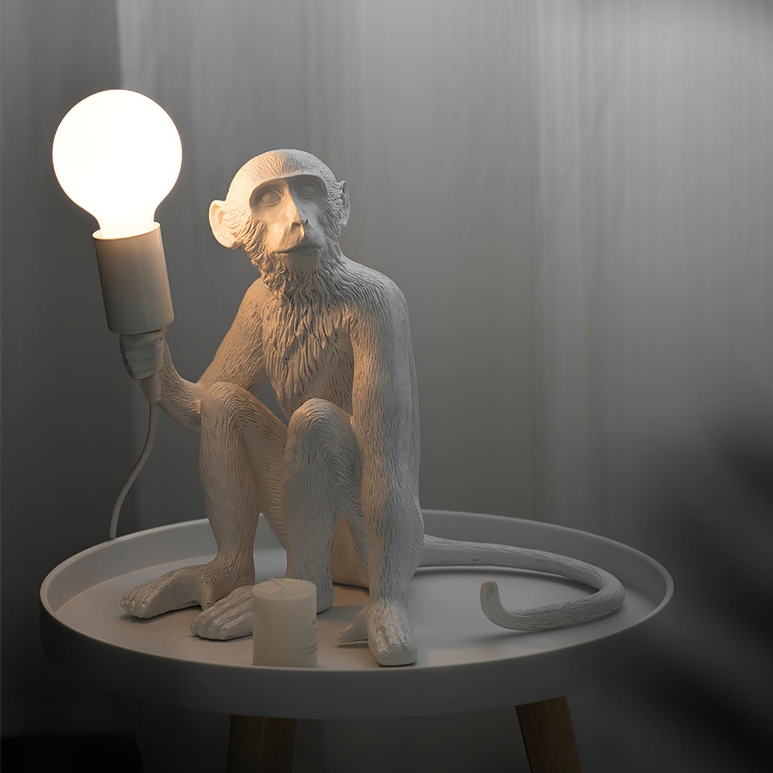 Monkey Table Light, Bedside Table Lamp, detail 3