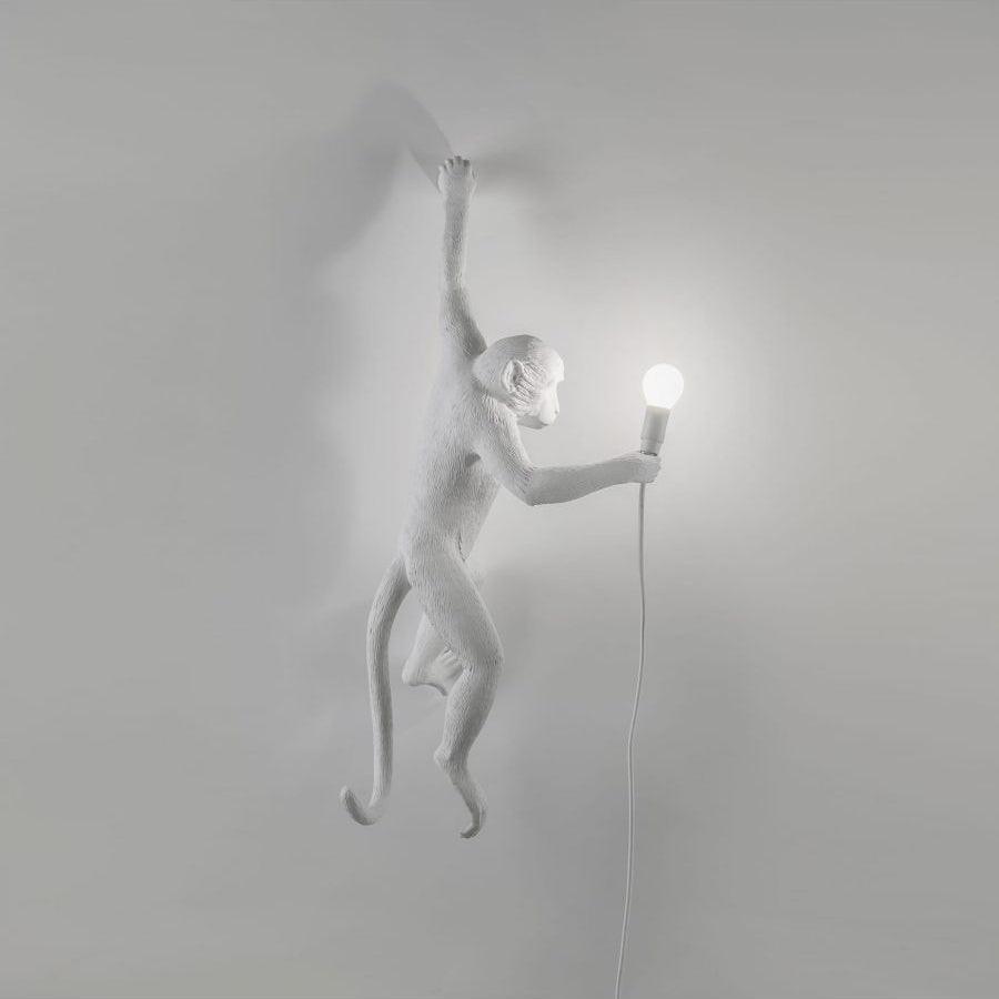 Monkey Wall Light, Plug-In Wall Sconce, detail 5