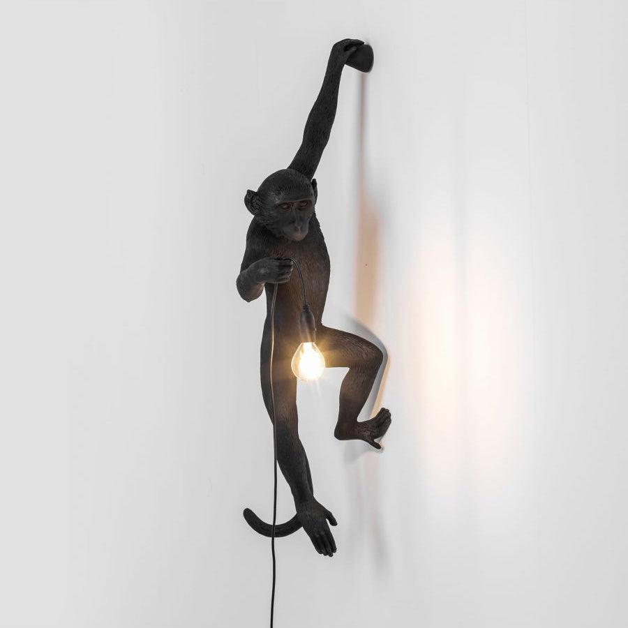 Monkey Wall Light, Plug-In Wall Sconce, detail 10