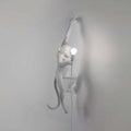 Monkey Wall Light, Plug-In Wall Sconce, Resin, Left Size: L 37cm x W 20.5cm x