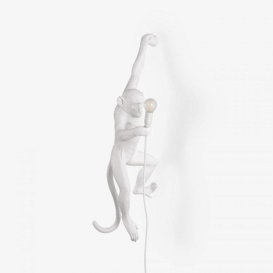 Monkey Wall Light, Plug-In Wall Sconce, detail 2