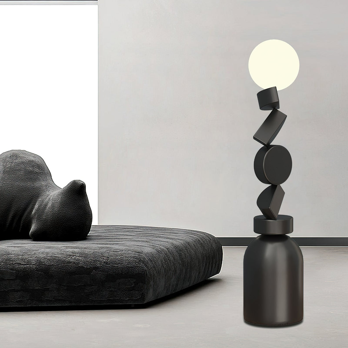 Monolith Cube Floor Light, Floor Lamp, detail 12