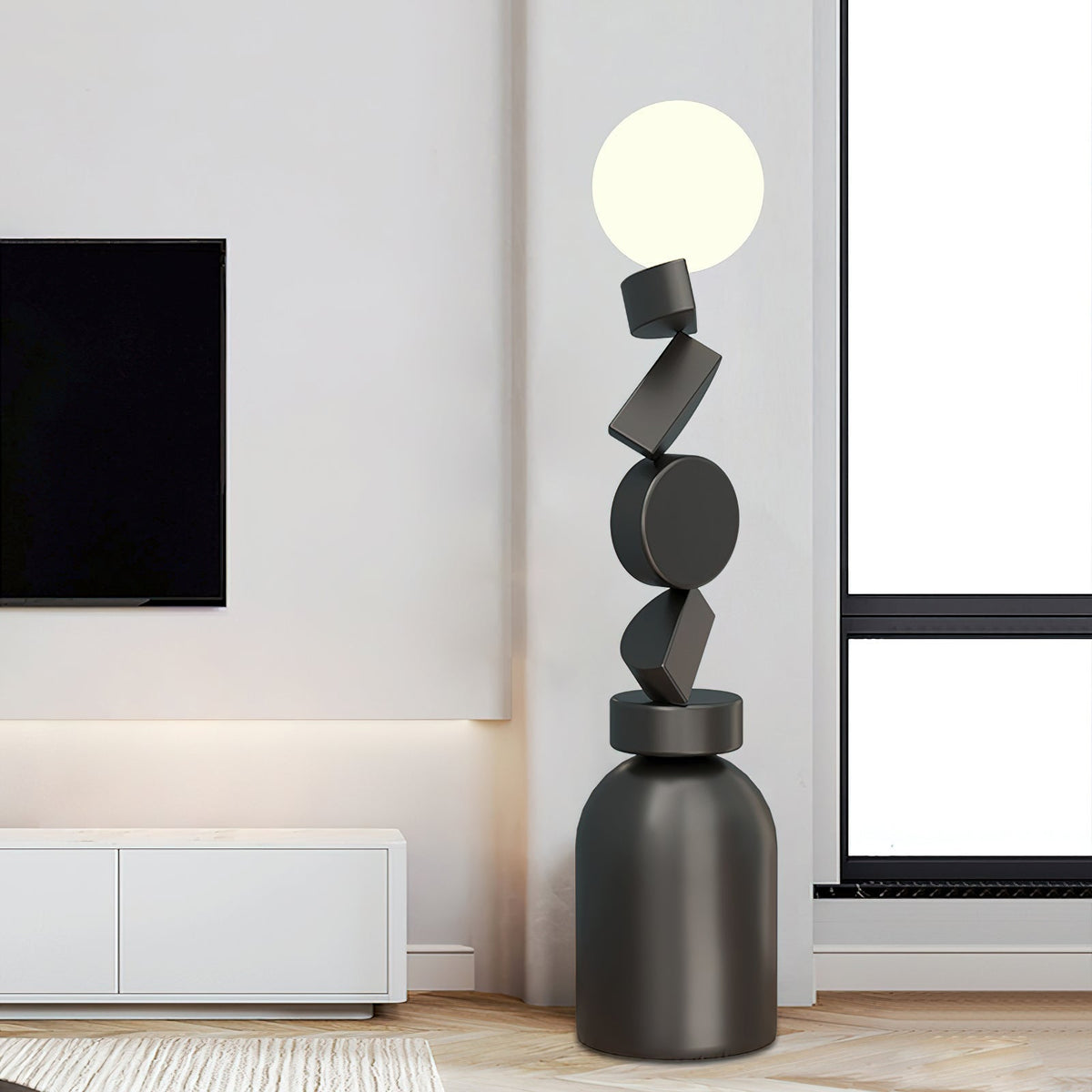 Monolith Cube Floor Light, Floor Lamp, detail 18